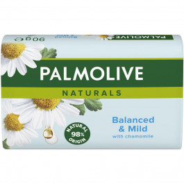   PALMOLIVE Натурэль Баланс и Мягкость туалетное мыло с Экстрактом Ромашки и витамином Е, 90 г (8693495032742)