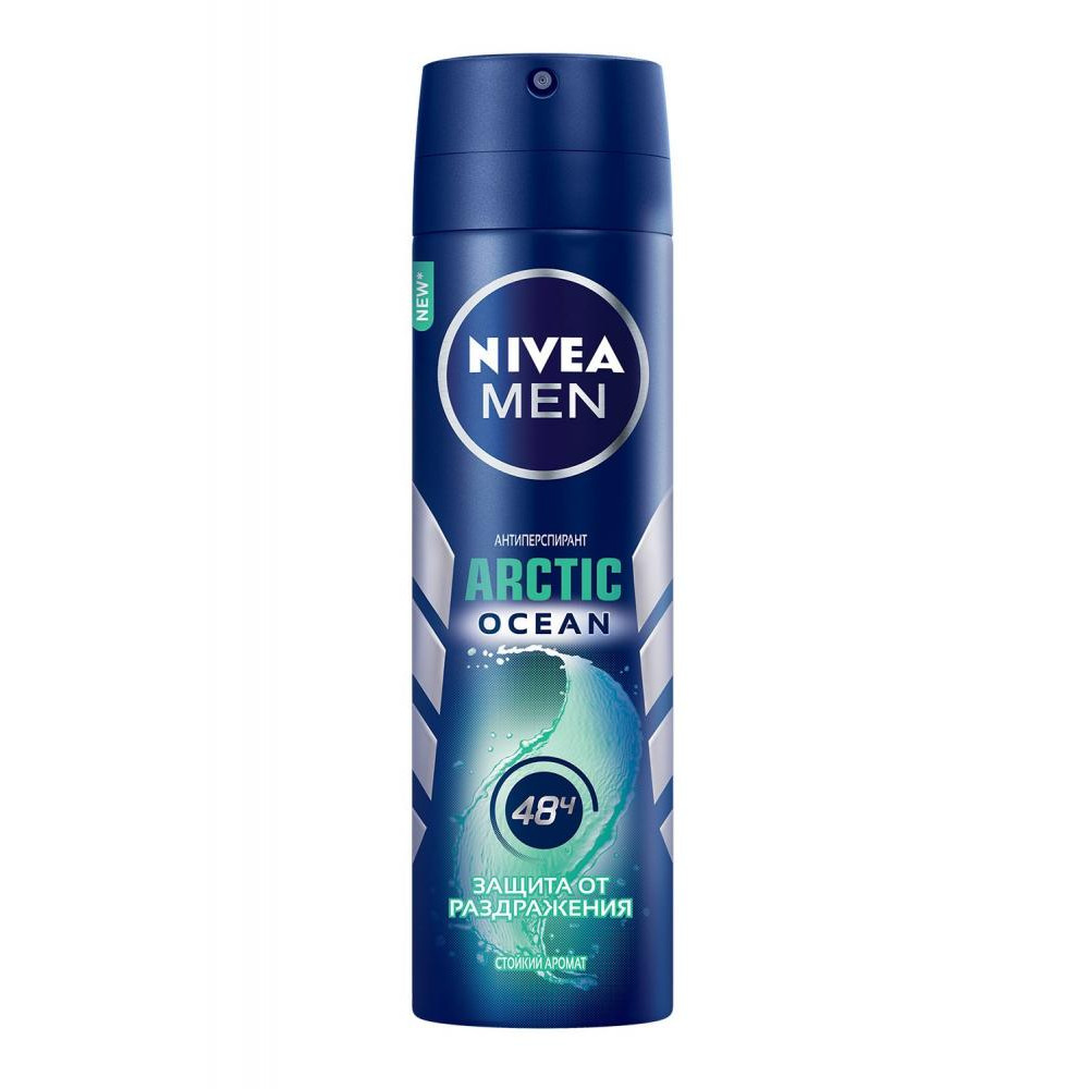 Nivea Дезодорант-антиперспирант  Men Arctic Ocean защита от запаха и раздражения 150 мл (4005900669032) - зображення 1