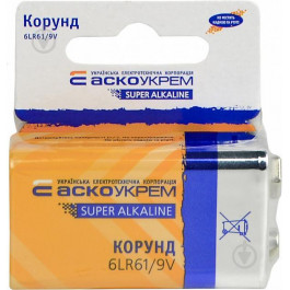   АСКО-УКРЕМ Krona bat Alkaline 1шт (Аско.6LR61.SC1)