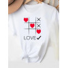 Love&Live Футболка жіноча  Love X/O XXL Біла (LL2000000366104) - зображення 1