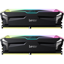 Lexar 16 GB (2x8GB) DDR4 3600 MHz Ares RGB Black (LD4BU008G-R3600GDLA)