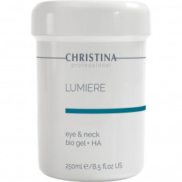 CHRISTINA Гель для кожи вокруг глаз и шеи  Люмире Lumiere Eye & Neck Bio Gel + HA с гиалуроновой кислотой 250 