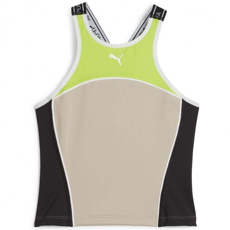 PUMA Бежева жіноча майка  FIT TRAIN STRONG FITTED TANK 525028/90 - зображення 1