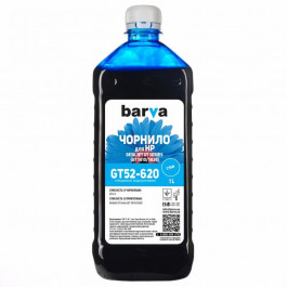   Barva HP серии GT/Ink Tank/Smart Tank/Smart Tank 500/GT52 C, Cyan 1 л I-BARE-HGT52-1-C (HGT52-620)