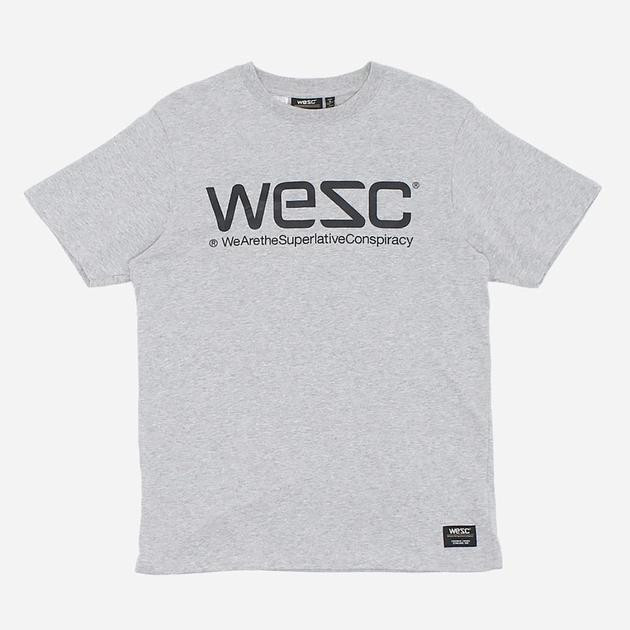 WeSC Футболка чоловіча  XAZ420978MIPR L Сіра (DD8000007714230) - зображення 1