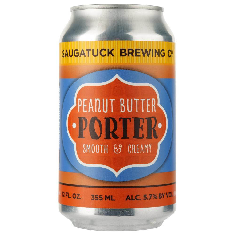 Saugatuck Пиво  Peanut Butter Porter темне нефільтроване з/б, 0,355 л (0850614008011) - зображення 1