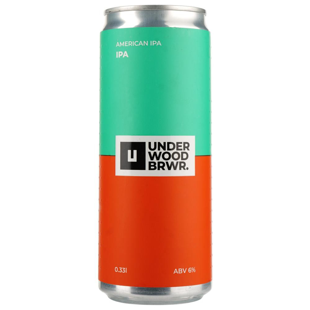 Underwood Brewery Пиво  IPA, світле, 6%, 0,33 л (870725) (4820224360355) - зображення 1