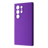 WAVE Full Silicone Cover Samsung Galaxy S24 Ultra Dark Purple - зображення 1