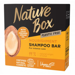 Nature Box Твердий шампунь  для живлення волосся, з аргановою олією холодного віджиму, 85 г