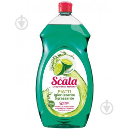   Scala Жидкость для ручного мытья посуды  Piatti Limone 1,25л (8006130501907)