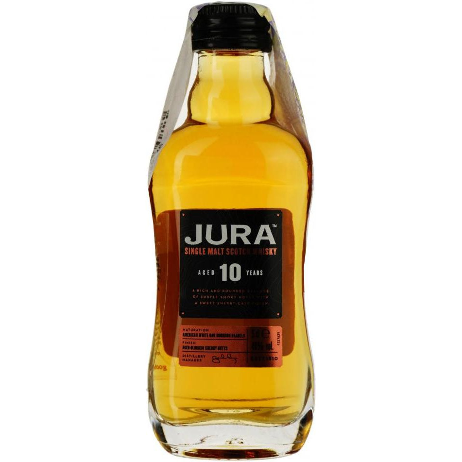 Jura Віскі Isle of Jura Single Malt Scotch 10yo, 40%, 0,05 л (5013967013568) - зображення 1