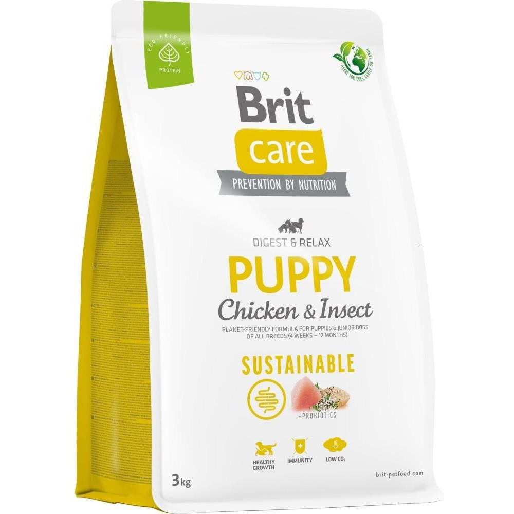 Brit Care Sustainable Puppy Chicken & Insect - зображення 1