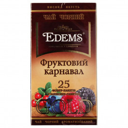   Edems Чай чорний  Gold Fruit Carnival, 25 пакетиків (910242) (4820149488769)