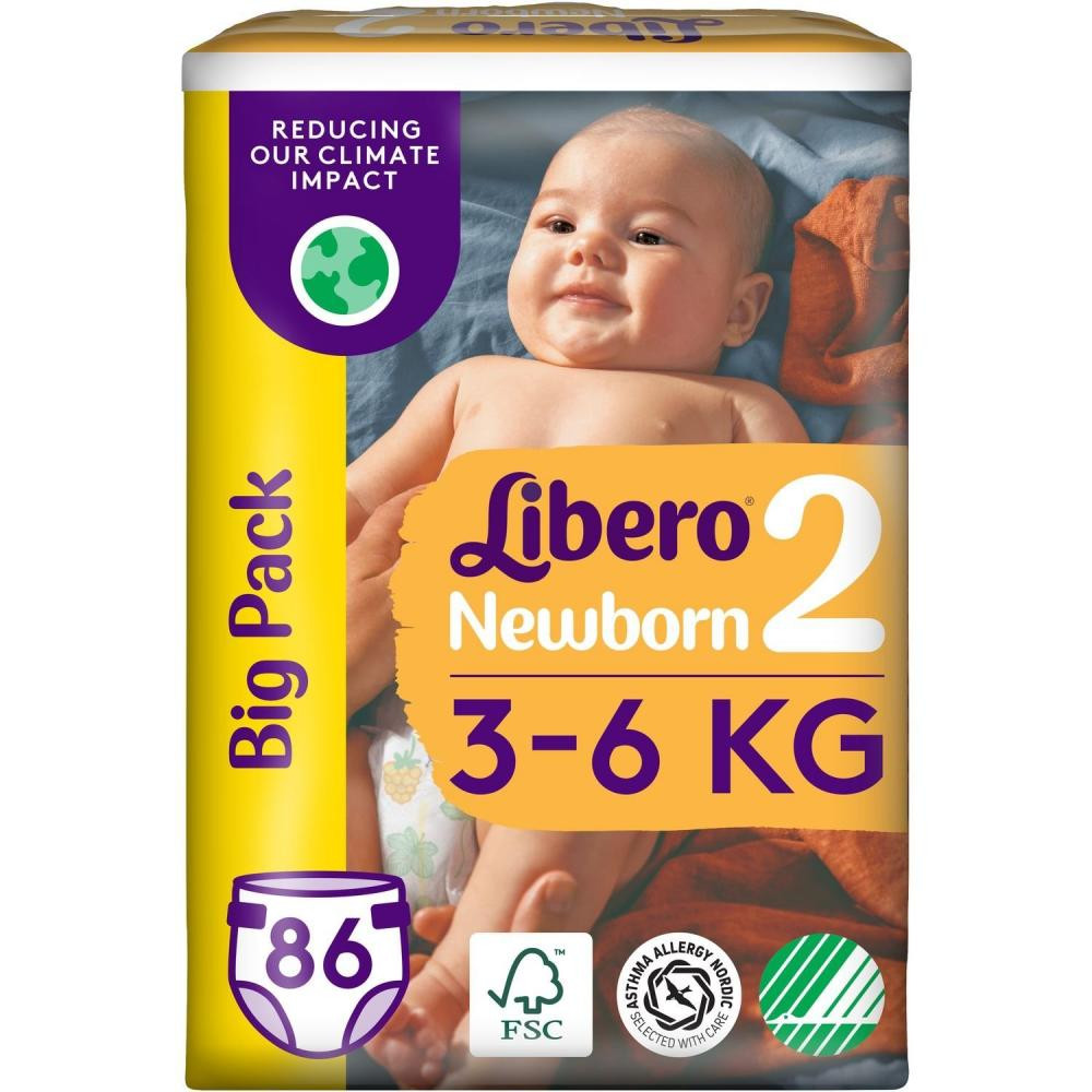 Libero Newborn 2, 86 шт - зображення 1