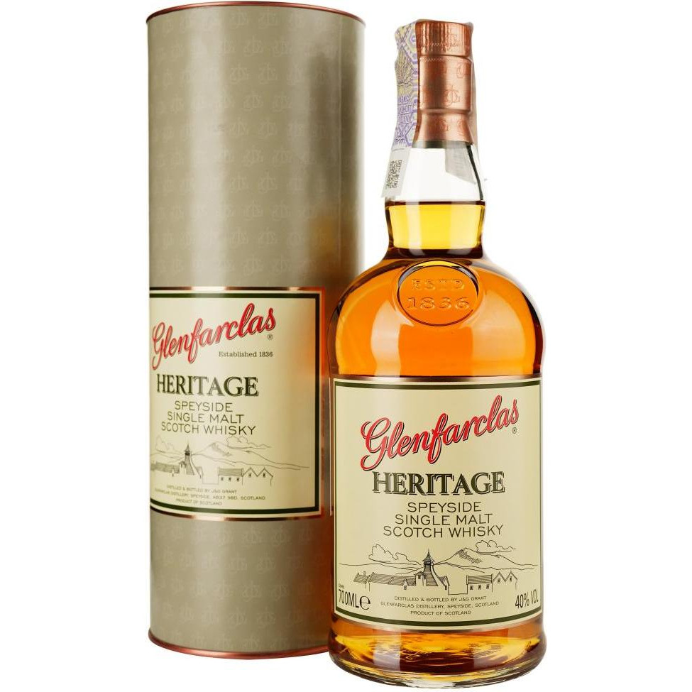 Glenfarclas Виски  Heritage, tube 0,7 л (5018066070405) - зображення 1