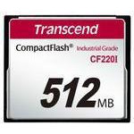   Transcend 512 MB Industrial Extended Temp CF Card x220 TS512MCF220I