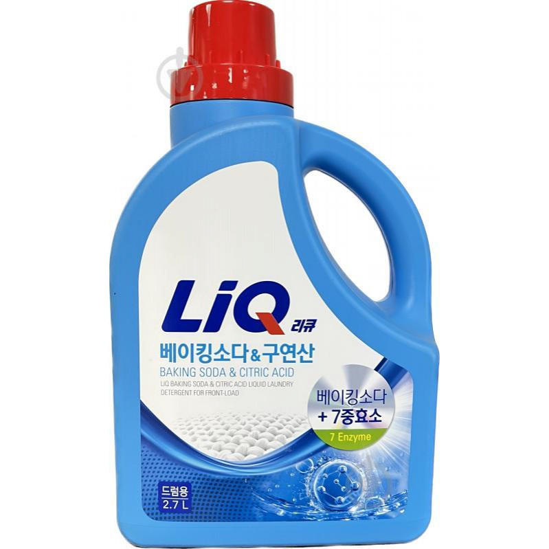 Aekyung Рідкий засіб LIQ Baking Soda&Citric Acid Liquid Laundry Detergent 2.7 л (8801046405413) - зображення 1