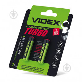   VIDEX AA bat Alkaline 2шт Turbo (24239)