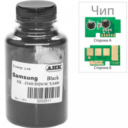 TonerLab Тонер + чип Samsung SL-M2020 Black 30 г (3202593)