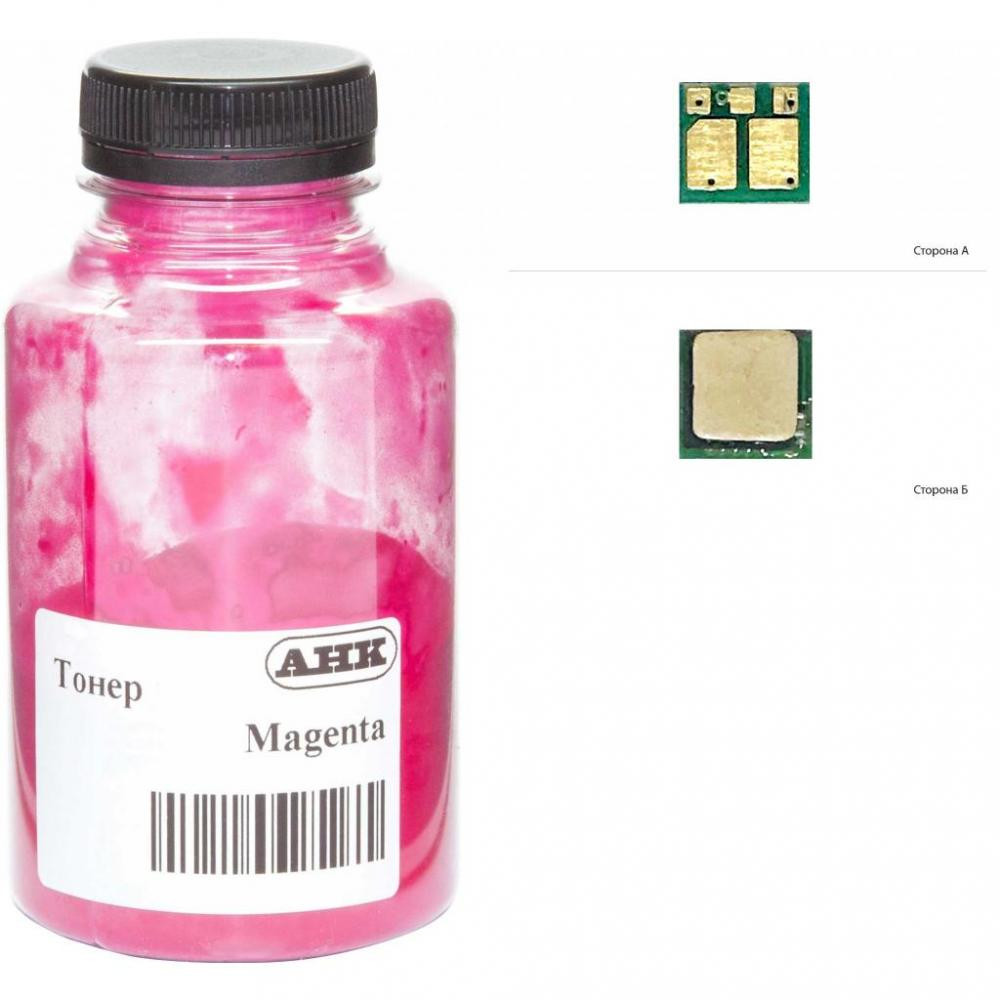 AHK Тонер + чип для HP CLJ M180/ 181 бутль 35г Magenta (1505185) - зображення 1