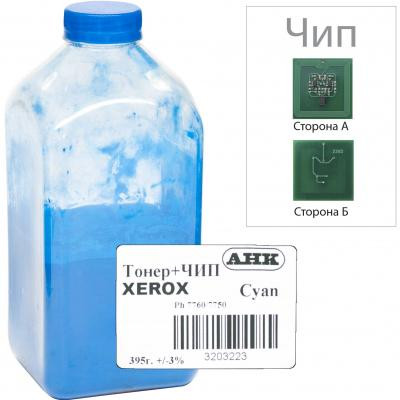 AHK Тонер Xerox Phaser 7750/7760, 395г Cyan +chip (3203223) - зображення 1