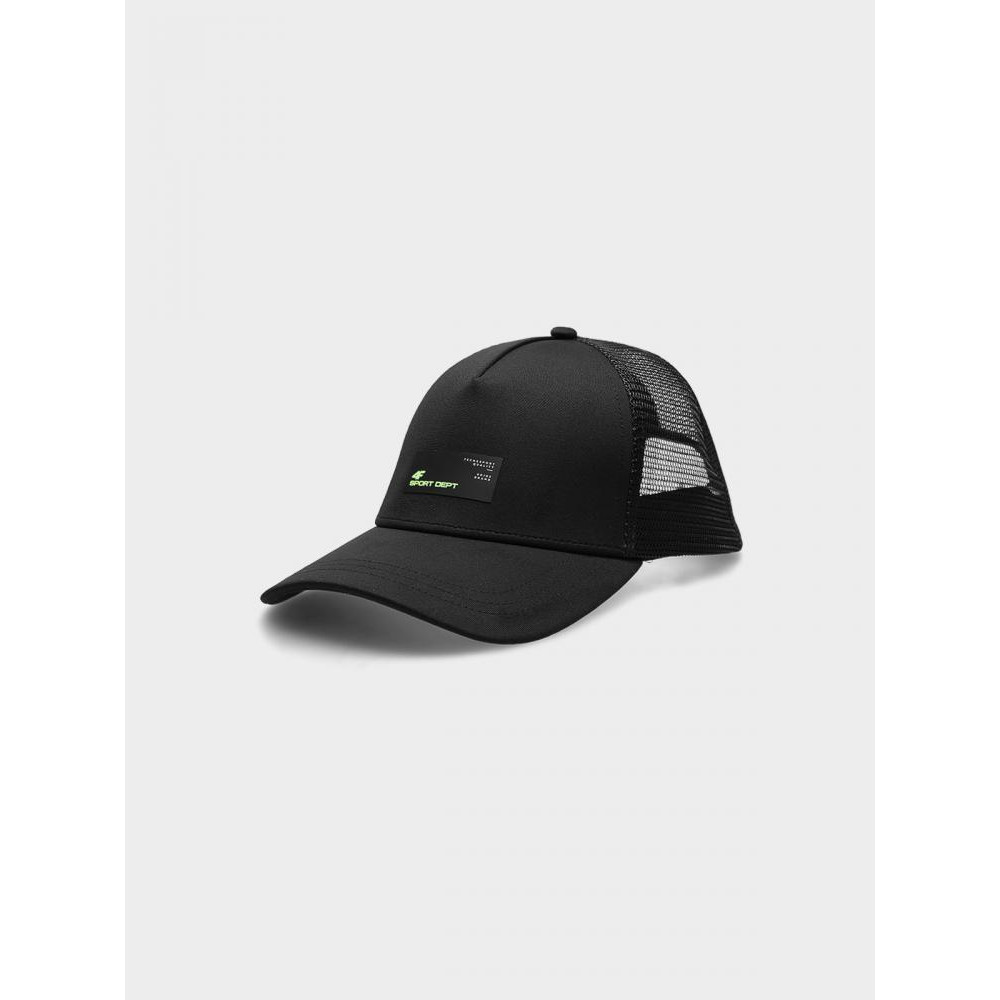 4F Кепка  BASEBALL CAP M123 4FSS23ACABM123-20S M чорний - зображення 1