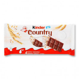   Kinder Шоколад молочний  «Кантрі» зі злаками, 94 г (8000500199985)