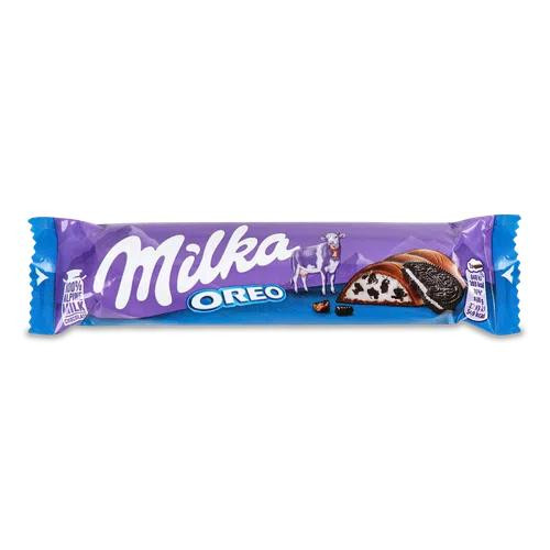 Milka Шоколад  зі шматочками печива Oreo, 37 г (7622202043512) - зображення 1