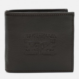   Levi's Портмоне чоловіче шкіряне  Vintage two horse bifold coin wallet 222539-4-29 Dark Brown (761326787739