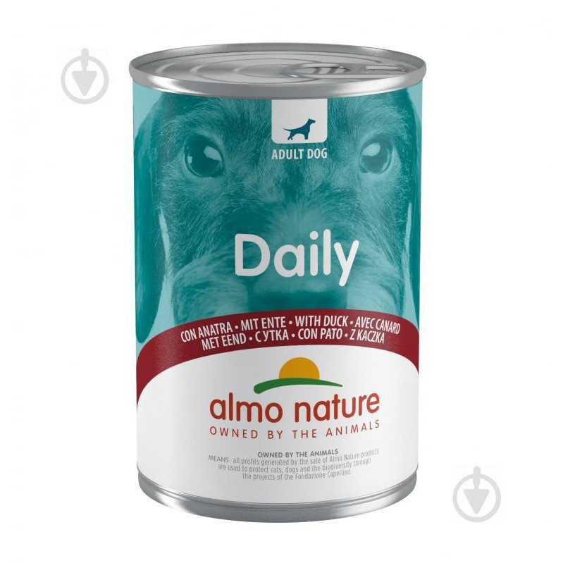 Almo Nature Daily Dog Adult Duck 400 г (8001154125627) - зображення 1