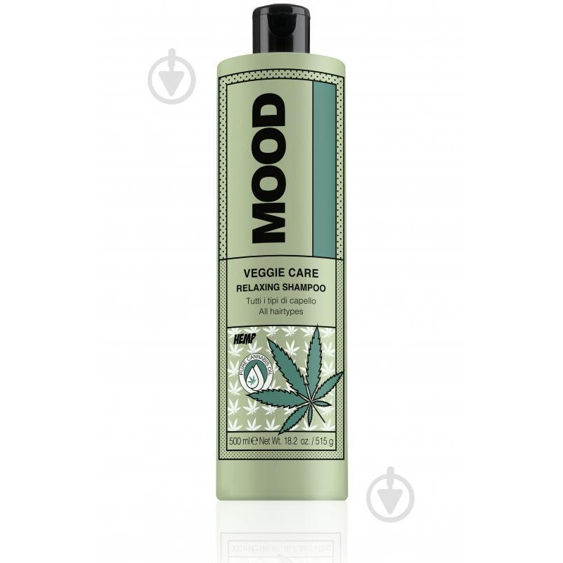 Mood Расслабляющий шампунь  Veggie Care Relaxing Shampoo для всех типов волос 500 мл (8050327685888) - зображення 1