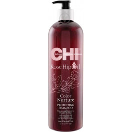   CHI Шампунь с маслом розы и кератином  Rose Hip Oil Shampoo 739мл (633911775783)