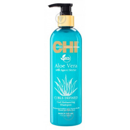   CHI Шампунь для распутывания волос /  Aloe Vera Curls Defined Shampoo 340ml (633911811375)