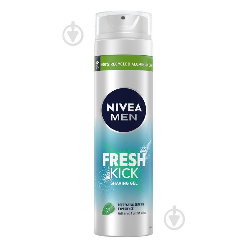 Nivea Гель для гоління  Men Fresh Kick 200 мл - зображення 1