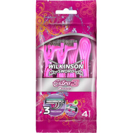   Wilkinson Sword Станки одноразовые  Extra3 Beauty 4 шт.