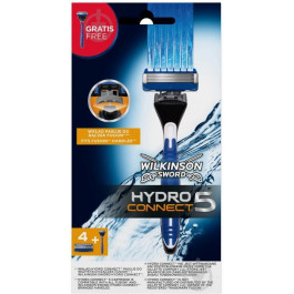   Wilkinson Sword Станок для бритья  Hydro 5 Connect Clampack + 4 cменных картриджа (4027800202232)