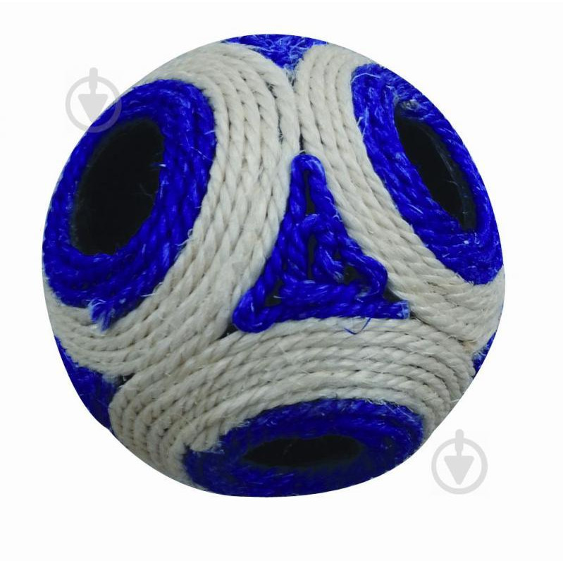 Lilli Pet Іграшка для котів  М&#39;яч Sisal ball колір в асортименті XL 12 см (4250701778203) - зображення 1