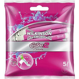   Wilkinson Sword Станок для бритья  Sword Extra2 Beauty женский одноразовый, 5 шт (5010189105125)