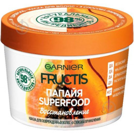   Garnier Маска   Super Food Папая Відновлення для пошкодженого волосся 390 мл (C6024500)