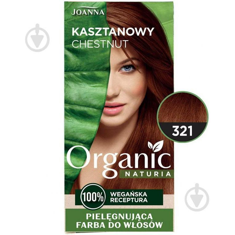 Joanna Фарба для волосся  Naturia Organic-Vege Naturia Organic-Vege 321 каштановий 100 мл - зображення 1