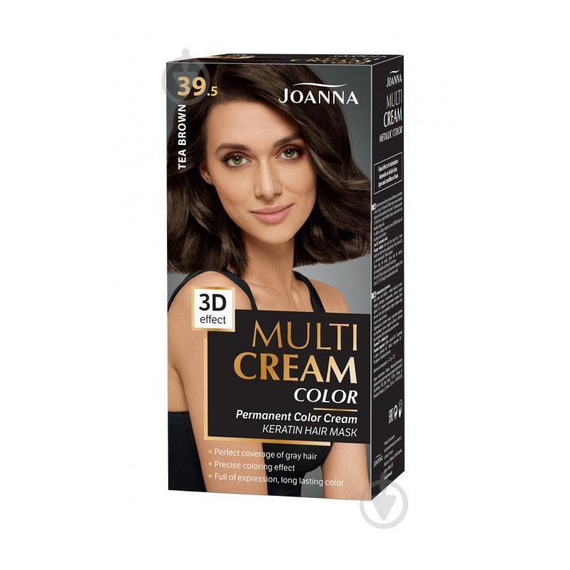 Joanna Фарба для волосся  Multi Cream Color 39.5 Коричневий чай, 100 мл - зображення 1