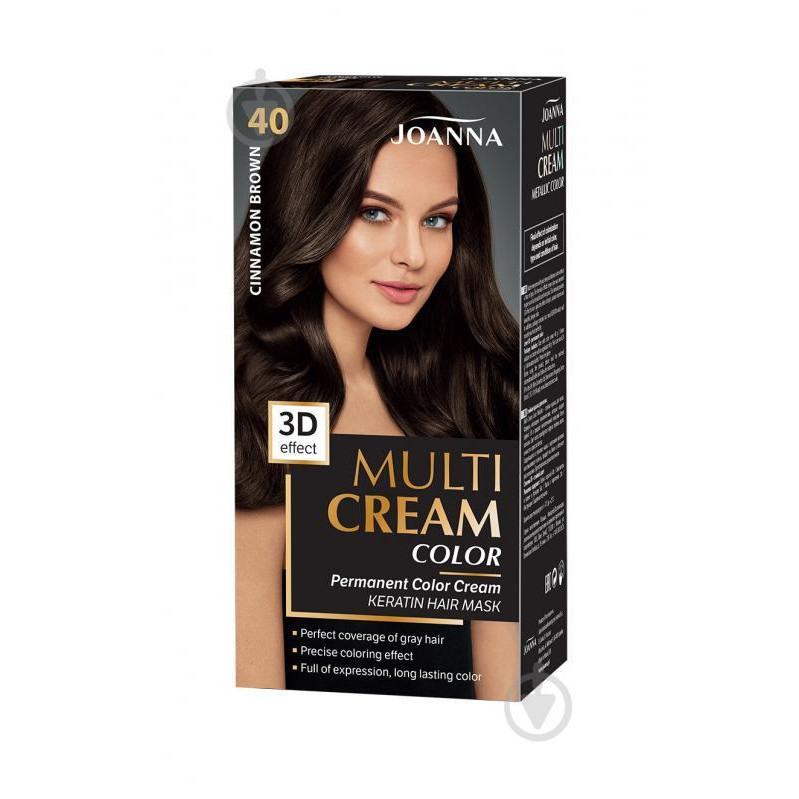 Joanna Фарба для волосся  Multi Cream Color 40 Коричнева кориця, 100 мл - зображення 1