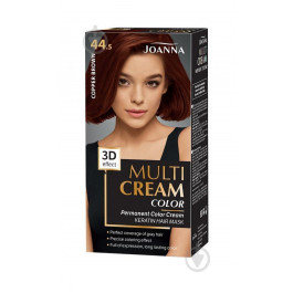   Joanna Фарба для волосся  Multi Cream Color 44.5 Коричнева мідь, 100 мл