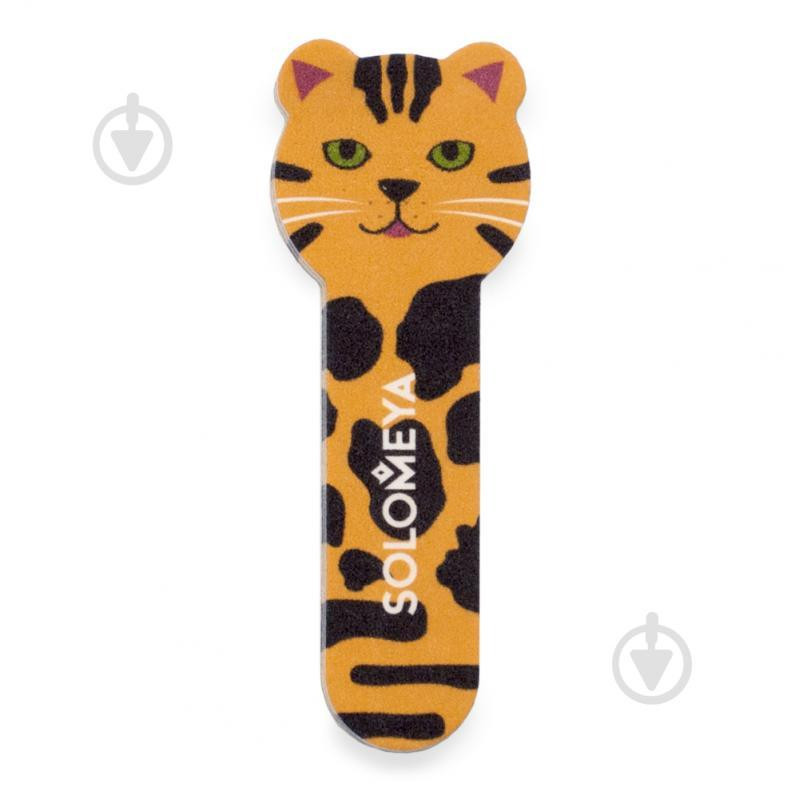 Solomeya Маникюрная пилочка  Tiger Nail File Cat Тигренок для натуральных и искусственных ногтей 180/220 (506 - зображення 1