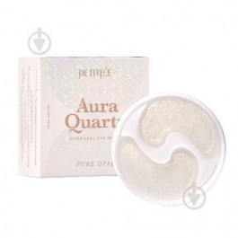   Petitfee Гидрогелевые патчи для глаз  Aura Quartz Hydrogel Eye Mask Pure Opal с протеинами жемчуга и пудрой о