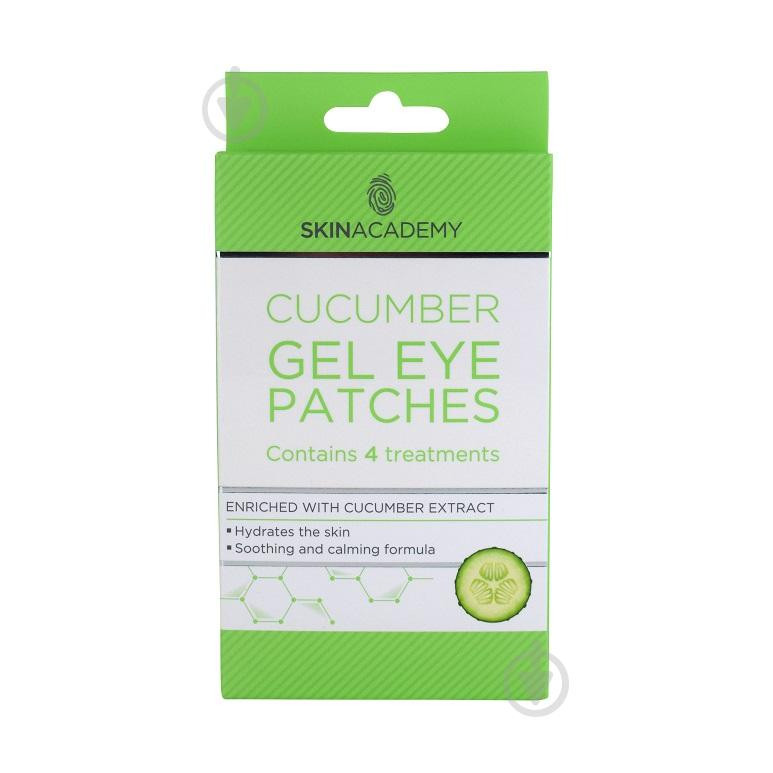 Skin Academy Патчи под глаза  Cucumber гелевые 4 пары (5031413987782) - зображення 1