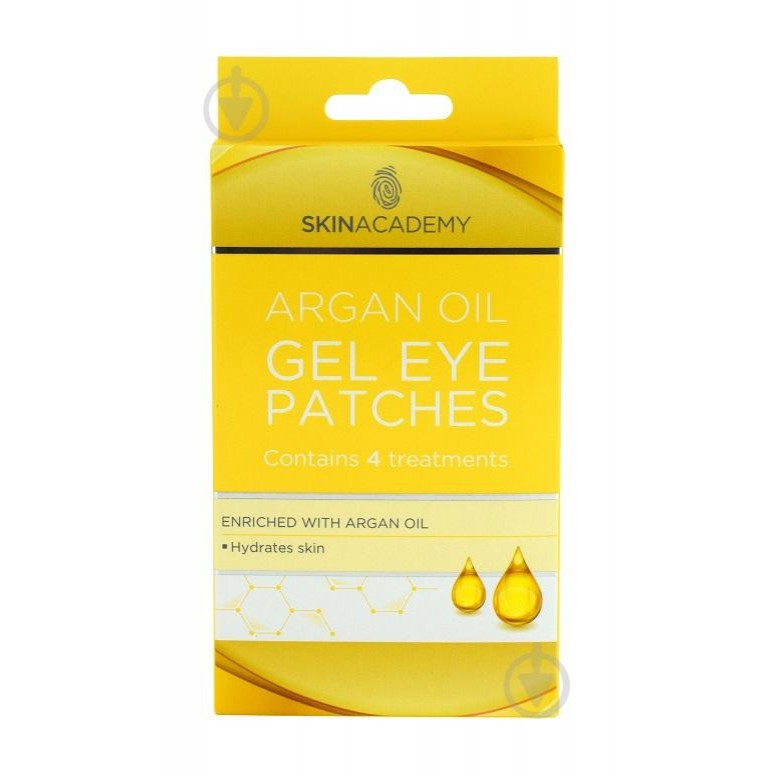 Skin Academy Патчи под глаза  Argan oil гелевые 4 пары (5031413912197) - зображення 1