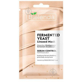   Bielenda Маска для лица  Fermented Yeast Linseed Mask 8 г 1 шт. (5902169039363)