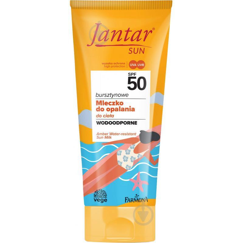 Farmona Янтарне сонцезахисне молочко  Jantar Sun SPF 25 Водостійке 200 мл (5900117976869) - зображення 1