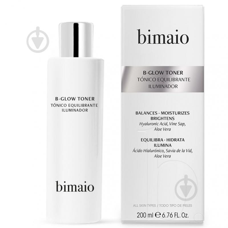 Bimaio Балансуючий освітлювальний тонер для обличчя  B-glow Toner 200 мл (8436044674006) - зображення 1